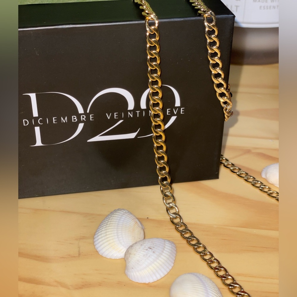 COPY - Cuban chain and bracelet set- Diciembre veintinueve
